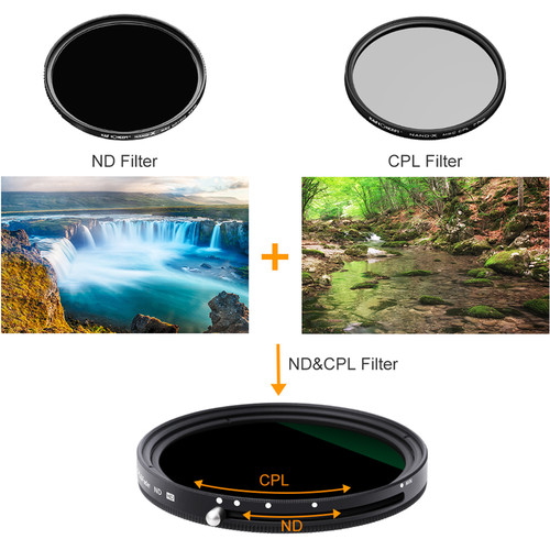 K&F Concept Nano-X Circular Polarizer plus Variable ND2-32 Filter (67mm) KF01.1140 - 3